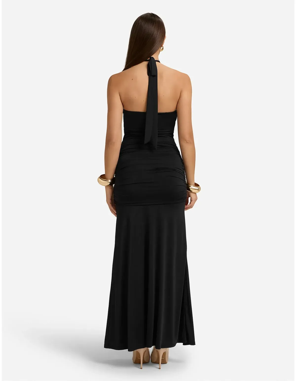 Runaway The Label Alola Halter Maxi Dress Black Size M - Image 2