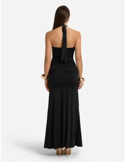 Runaway The Label Alola Halter Maxi Dress Black Size M for rent on The Volte - image 2