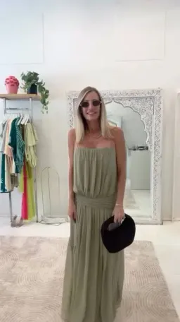 BEC + BRIDGE Camille Blouson Dress | Pistachio (Size 6) for rent on The Volte - image 4