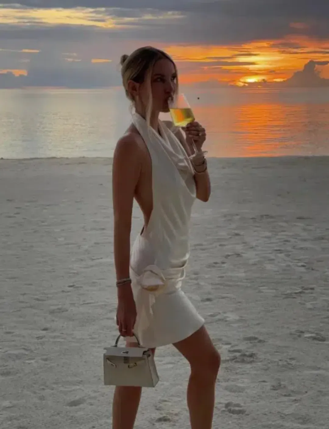 Arcina Ori Rosa Mini Dress Ivory AU 6 - Hen's & Bachelorette Party White Dress for rent on The Volte - main image