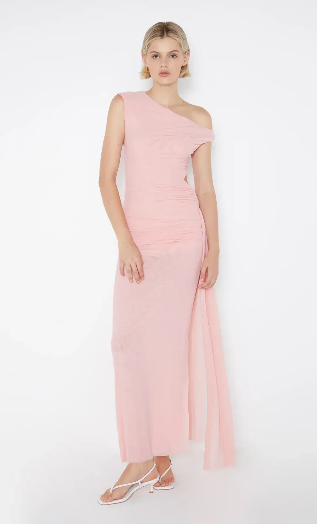 Bec & Bridge Victoria Asymmetrical Dress Pink Size 12 for rent on The Volte - main image