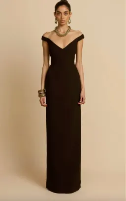 Arcina ori, ELLERY DRESS BLACK, maxi, size 6 for rent on The Volte - image 2