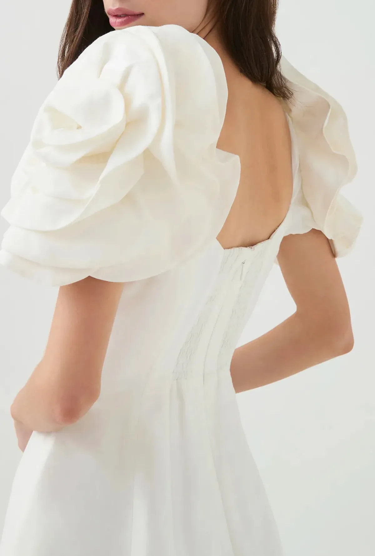 Aje Twyla Mini Dress Ivory Size 10 - Image 6