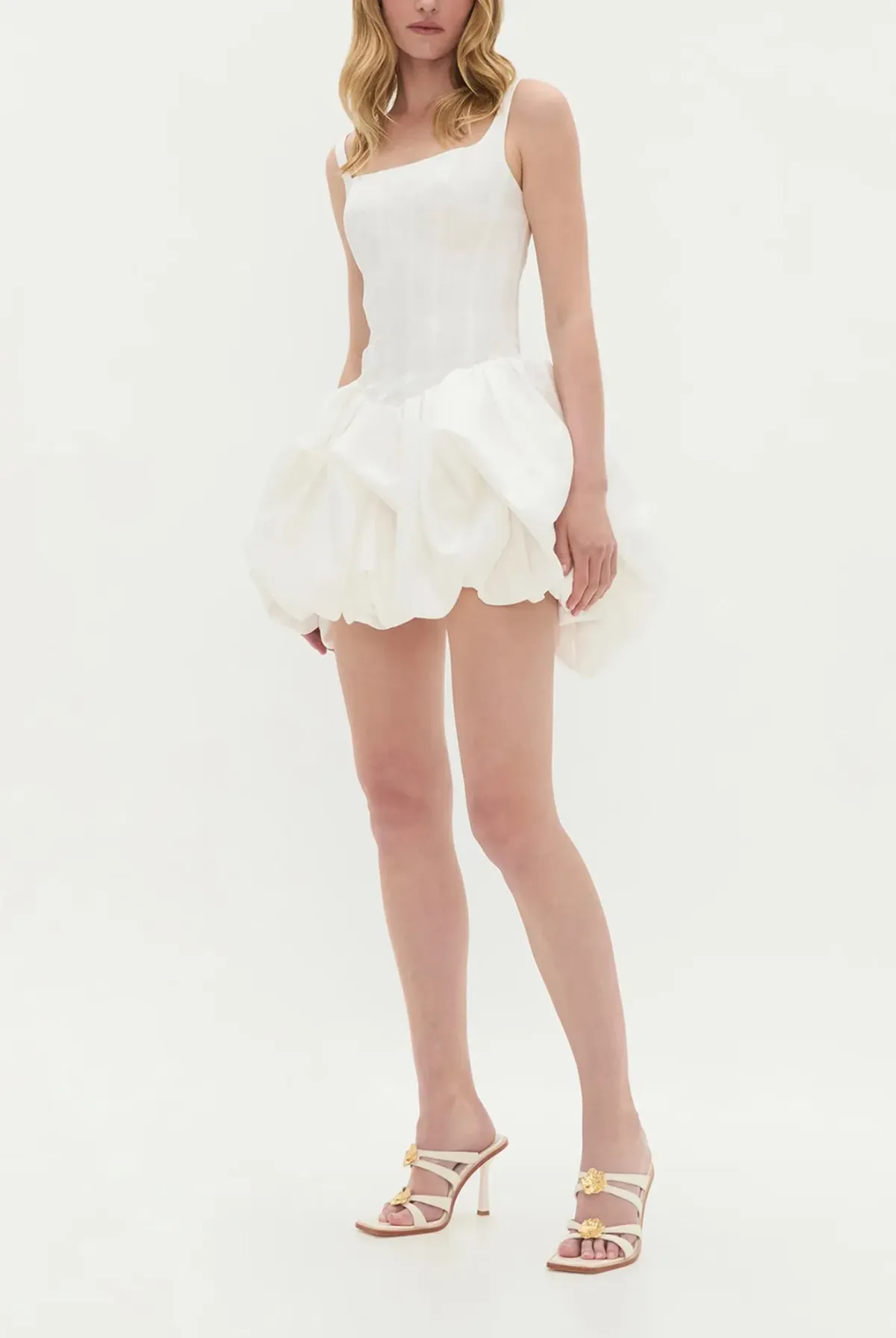 Aje Alani Mini Dress Ivory Size 10 - Image 5