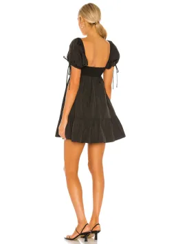 Sicily Dress in Black Amanda Uprichard Size S for rent on The Volte - image 2