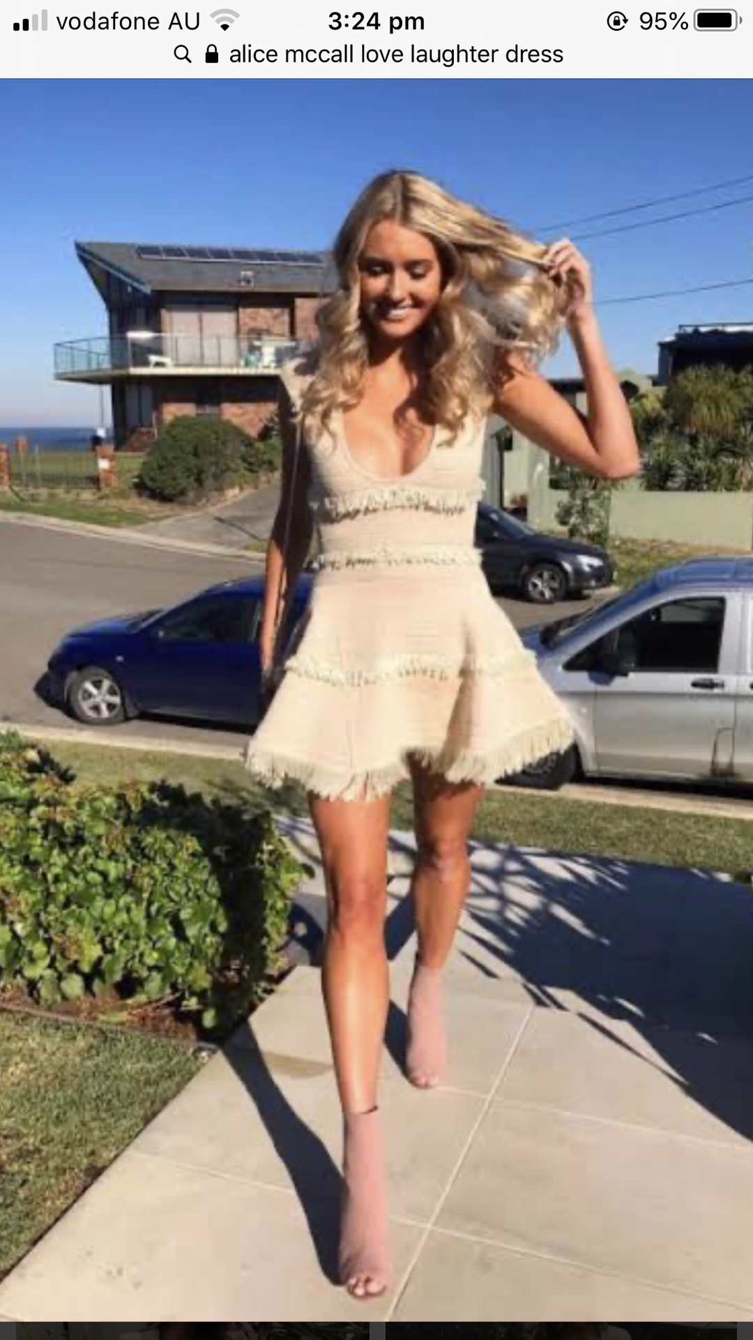 Alice McCall love laughter dress pink size 12 for rent on The Volte - main image