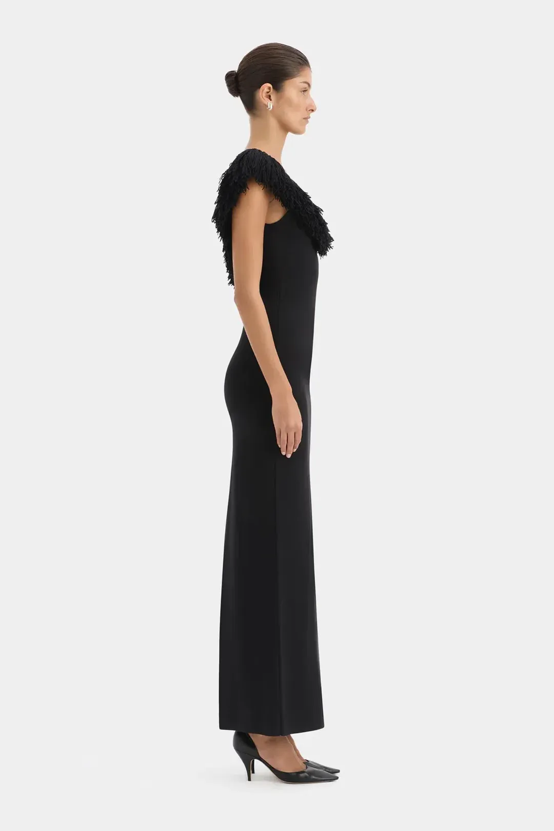Sir the Label Marcelline Fringe Gown Size 1 for rent on The Volte - main image