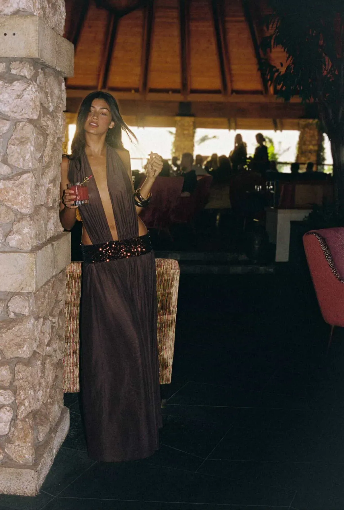 Saboa Studios Alessandra Maxi , Brown Size 8 (Small) - Image 4