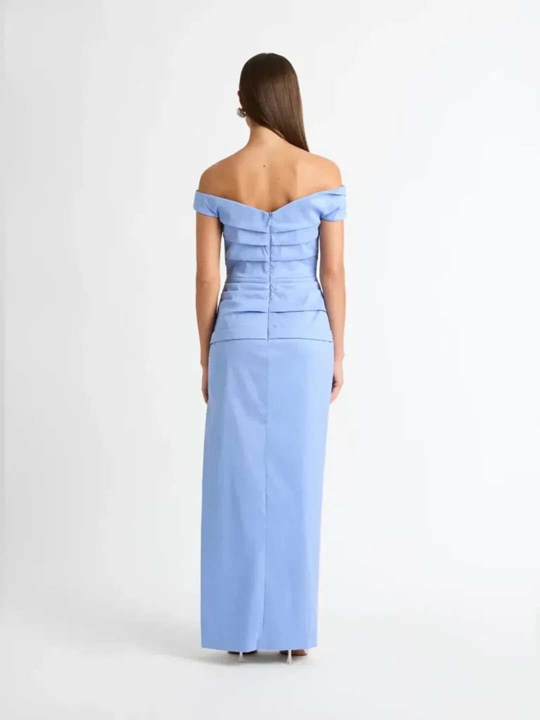 Sheike Elissa Gown Size 10 Blue for rent on The Volte - main image