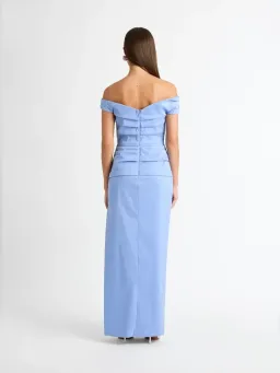 Sheike Elissa Gown Size 10 Blue for rent on The Volte - image 3
