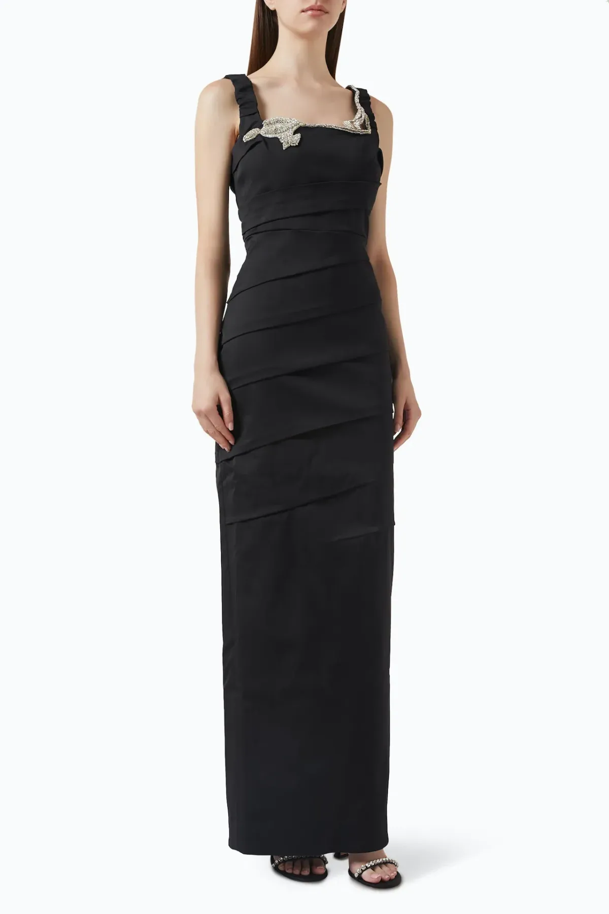 Rachel Gilbert Rhodes Maxi Gown in Black Size 8 - Image 1