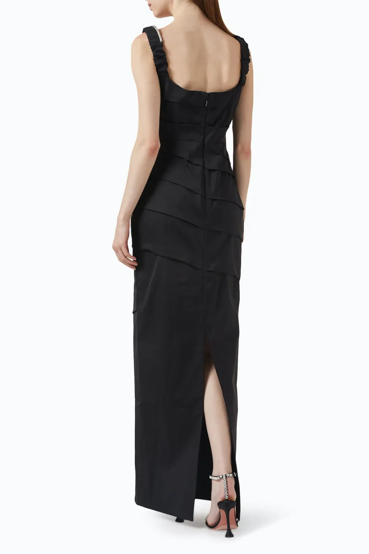 Rachel Gilbert Rhodes Maxi Gown in Black Size 8 - Image 2