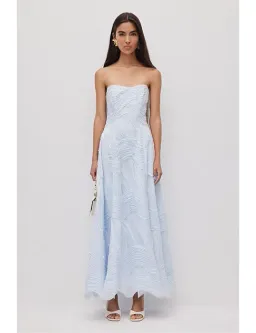 AJE WAVE GOWN IN PASTEL BLUE SIZE 10 for rent on The Volte - image 1