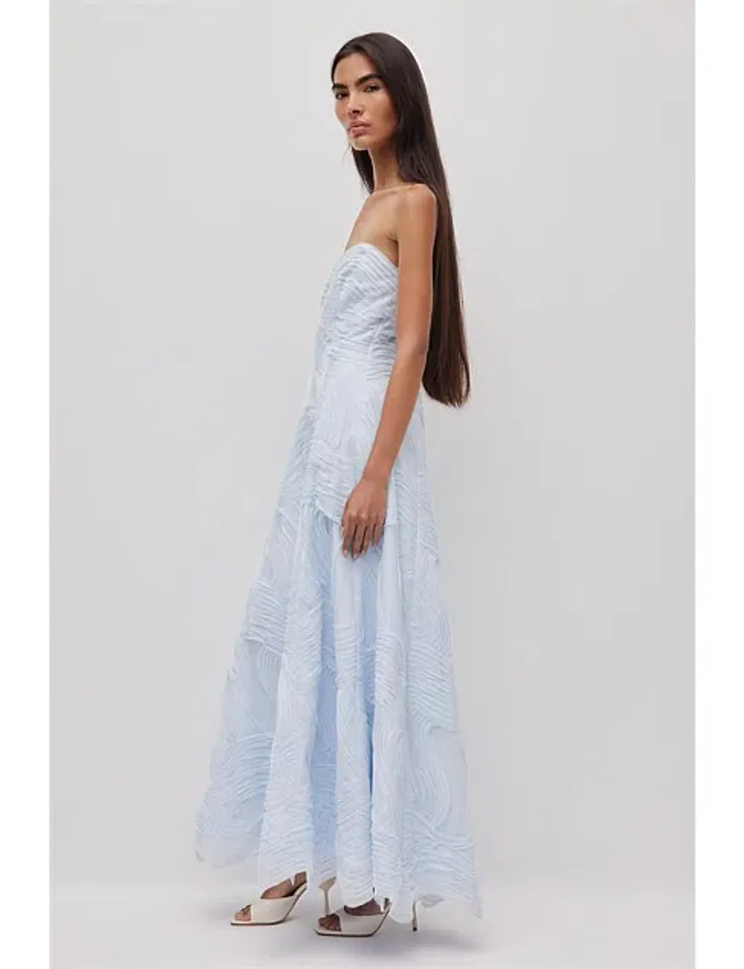 AJE WAVE GOWN IN PASTEL BLUE SIZE 10 for rent on The Volte - main image