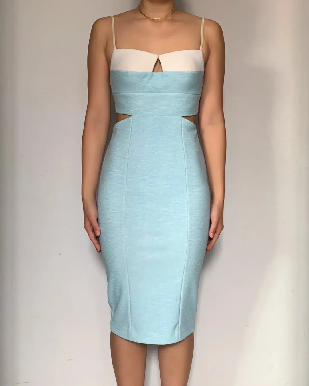 Sheike Hide & Seek Dress Blue Size 6 for rent on The Volte - main image