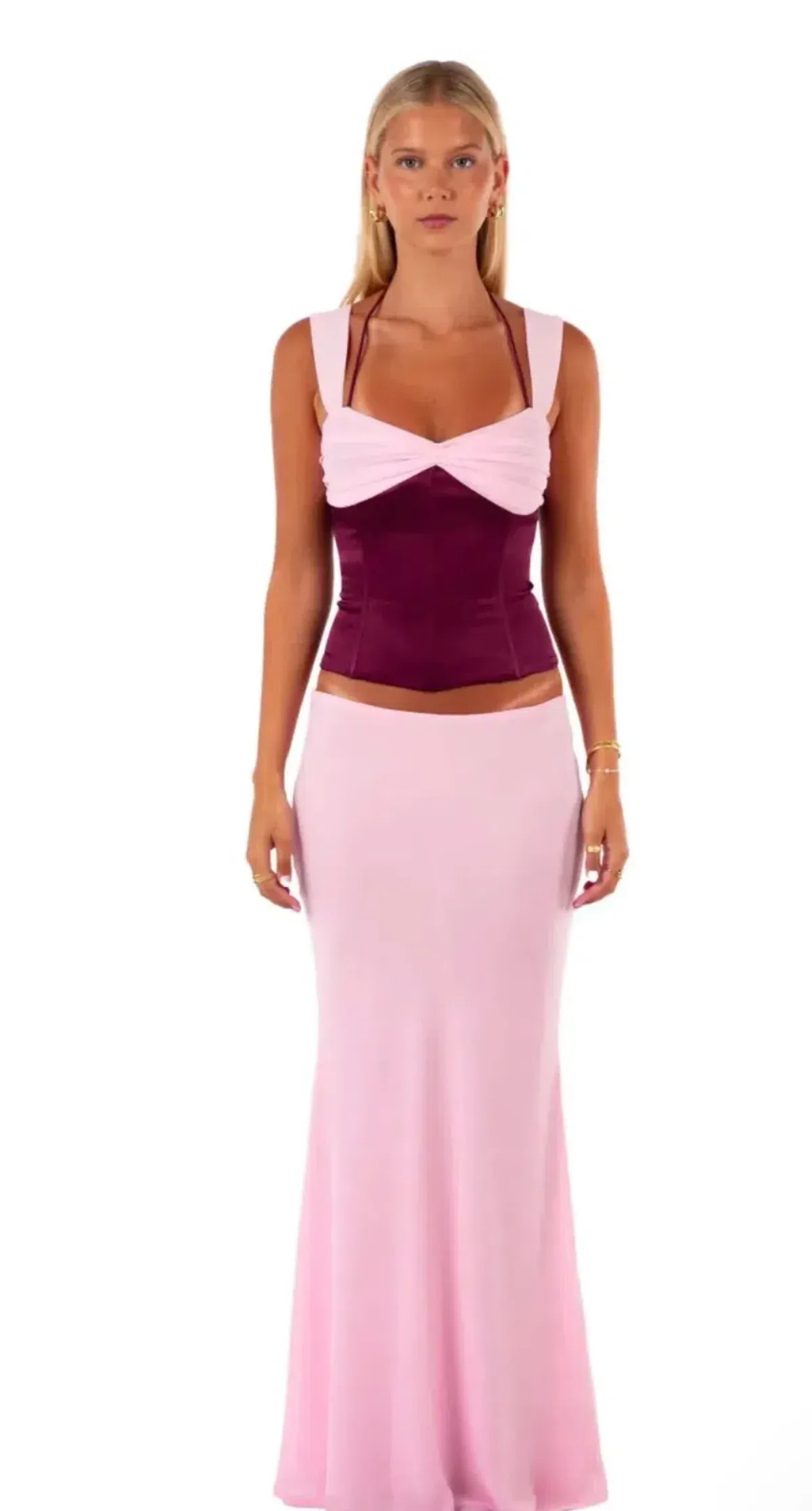 Scarlett corset top and maxi skirt set - Image 1