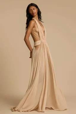 Arcina Ori Florence Dress Stone for rent on The Volte - image 4