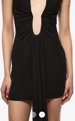 Jennifer cupro mini dress for rent on The Volte - image 4