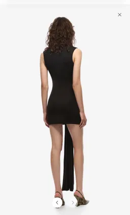 Jennifer cupro mini dress for rent on The Volte - image 3