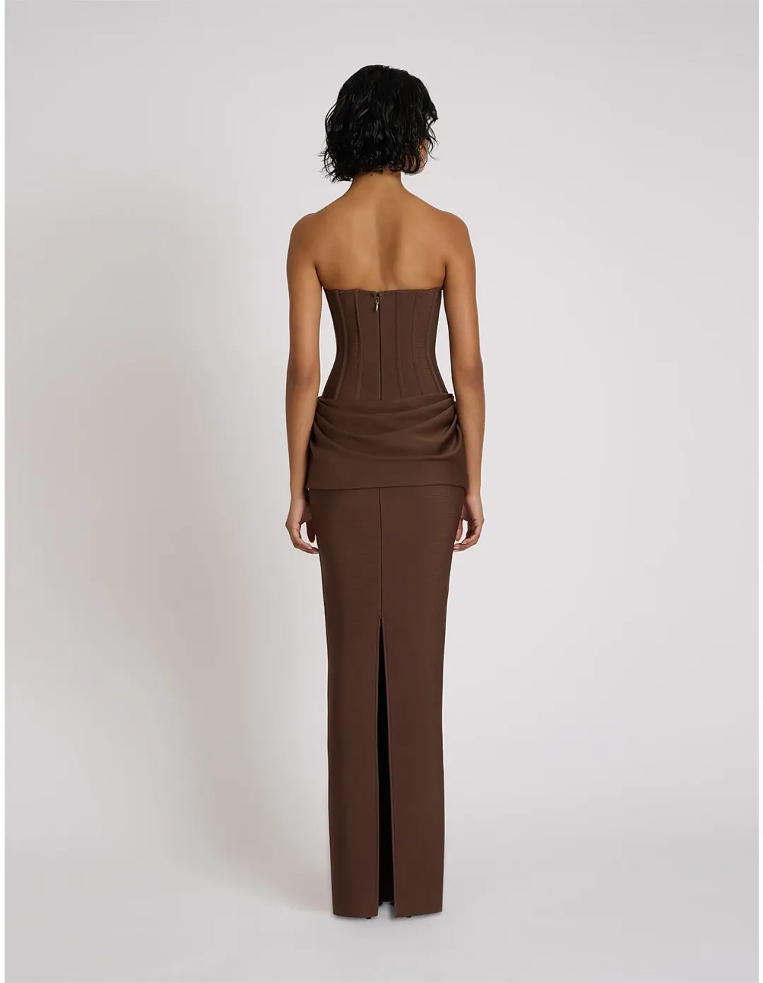 Eliya The Label Hilda Gown Brown Size 10 for rent on The Volte - main image