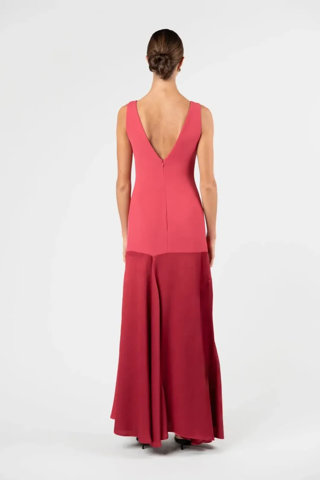 One Fell Swoop Venetian Maxi Dress in Ruby for rent on The Volte - main image