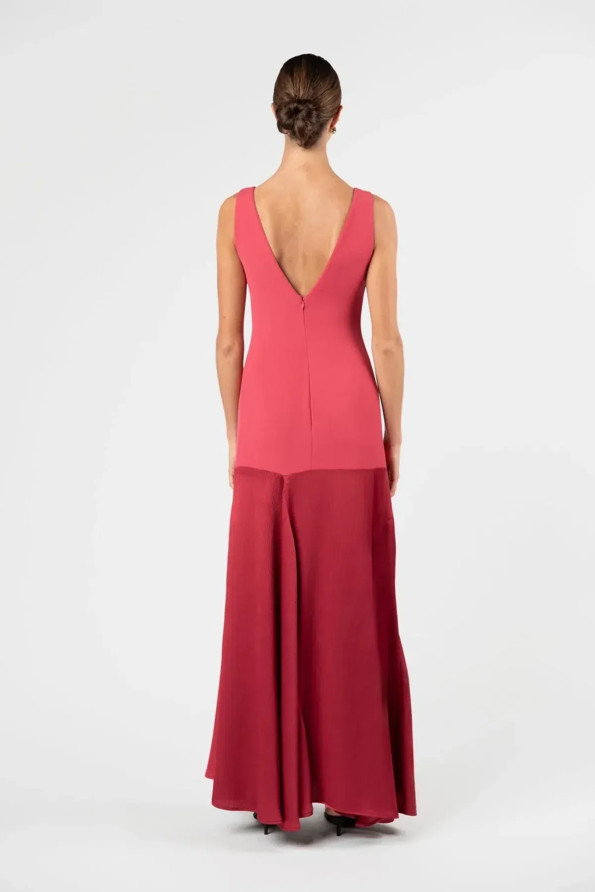 One Fell Swoop Venetian Maxi Dress in Ruby - Image 6