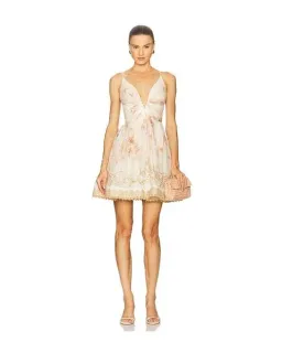 Zimmermann Hypnotic Trimmed Mini Dress Size AU6 for rent on The Volte - image 1