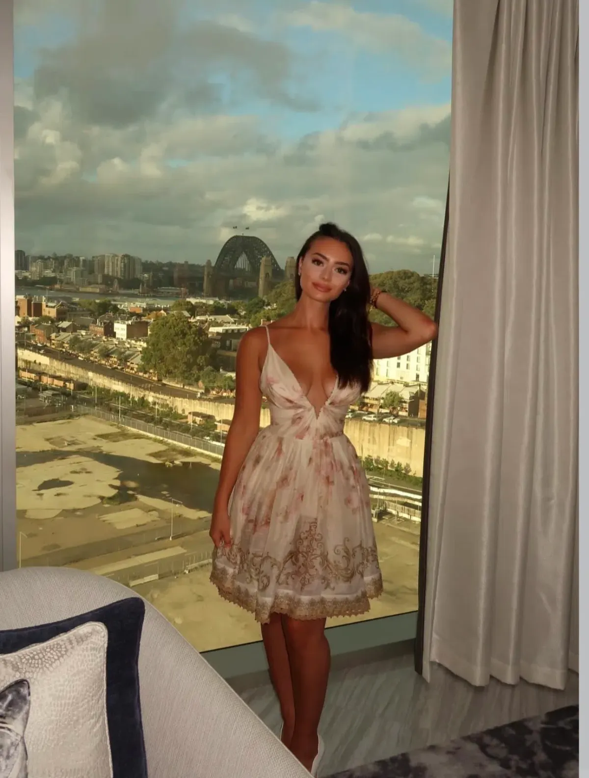 Zimmermann Hypnotic Trimmed Mini Dress Size AU6 - Image 5