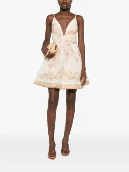 Zimmermann Hypnotic Trimmed Mini Dress Size AU6 for rent on The Volte - image 6