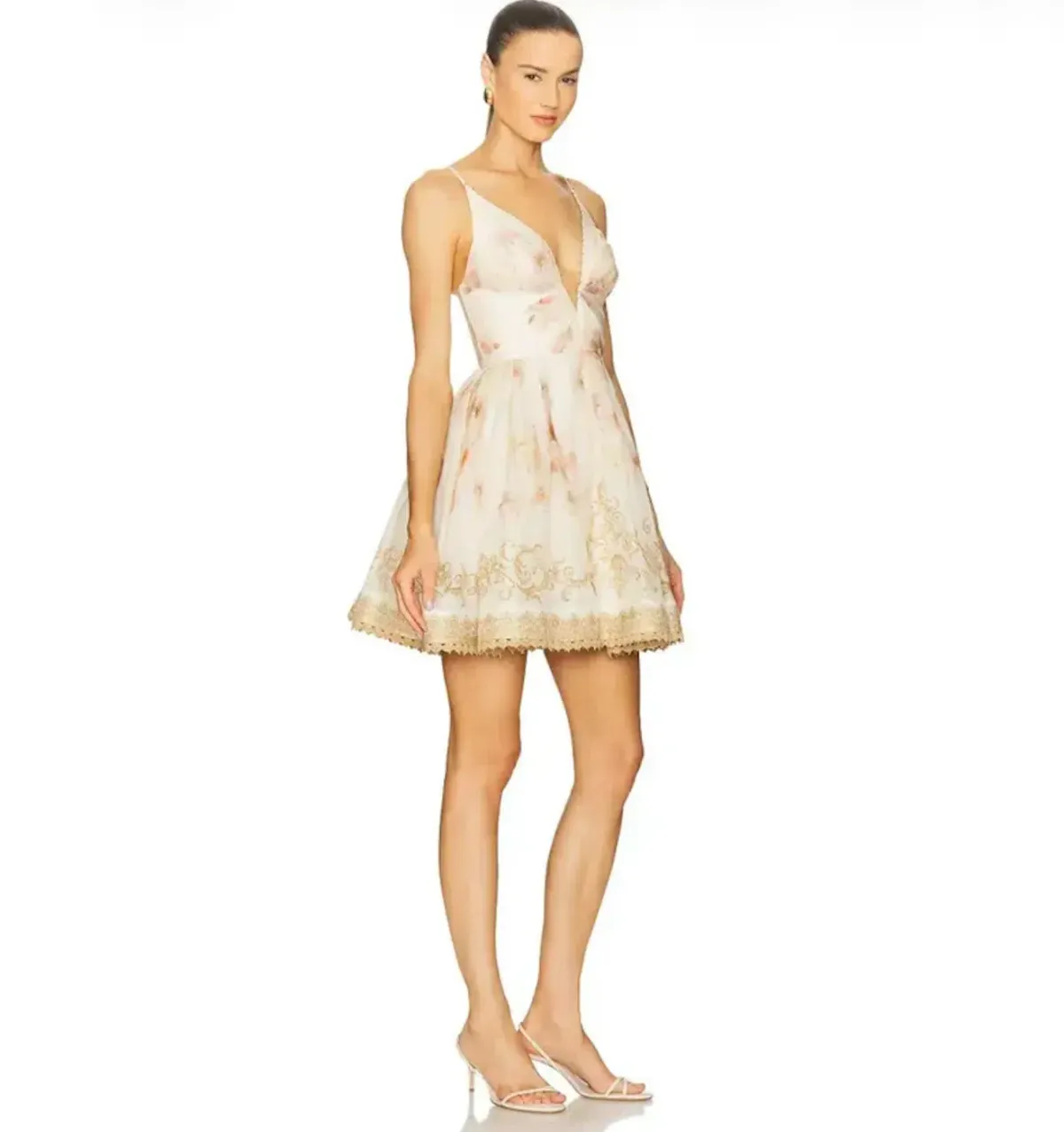 Zimmermann Hypnotic Trimmed Mini Dress Size AU6 - Image 2