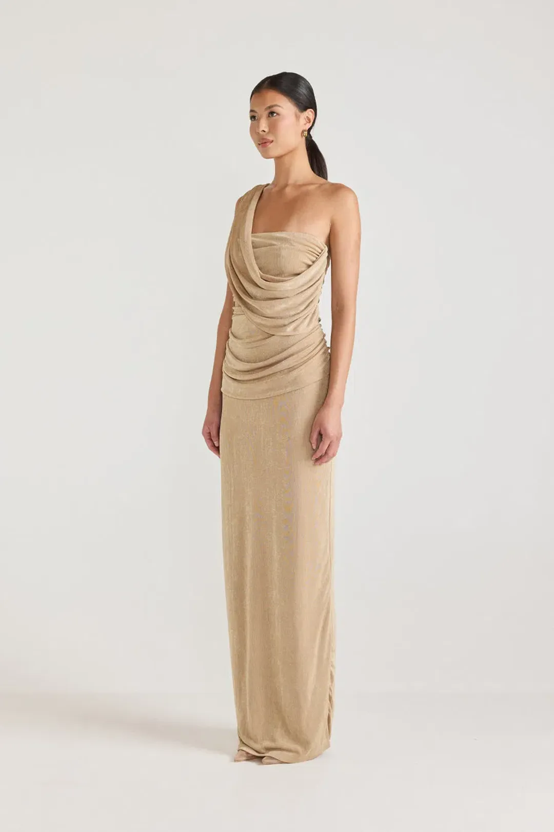 TOJHA - Iesha Dress in Champagne for rent on The Volte - main image