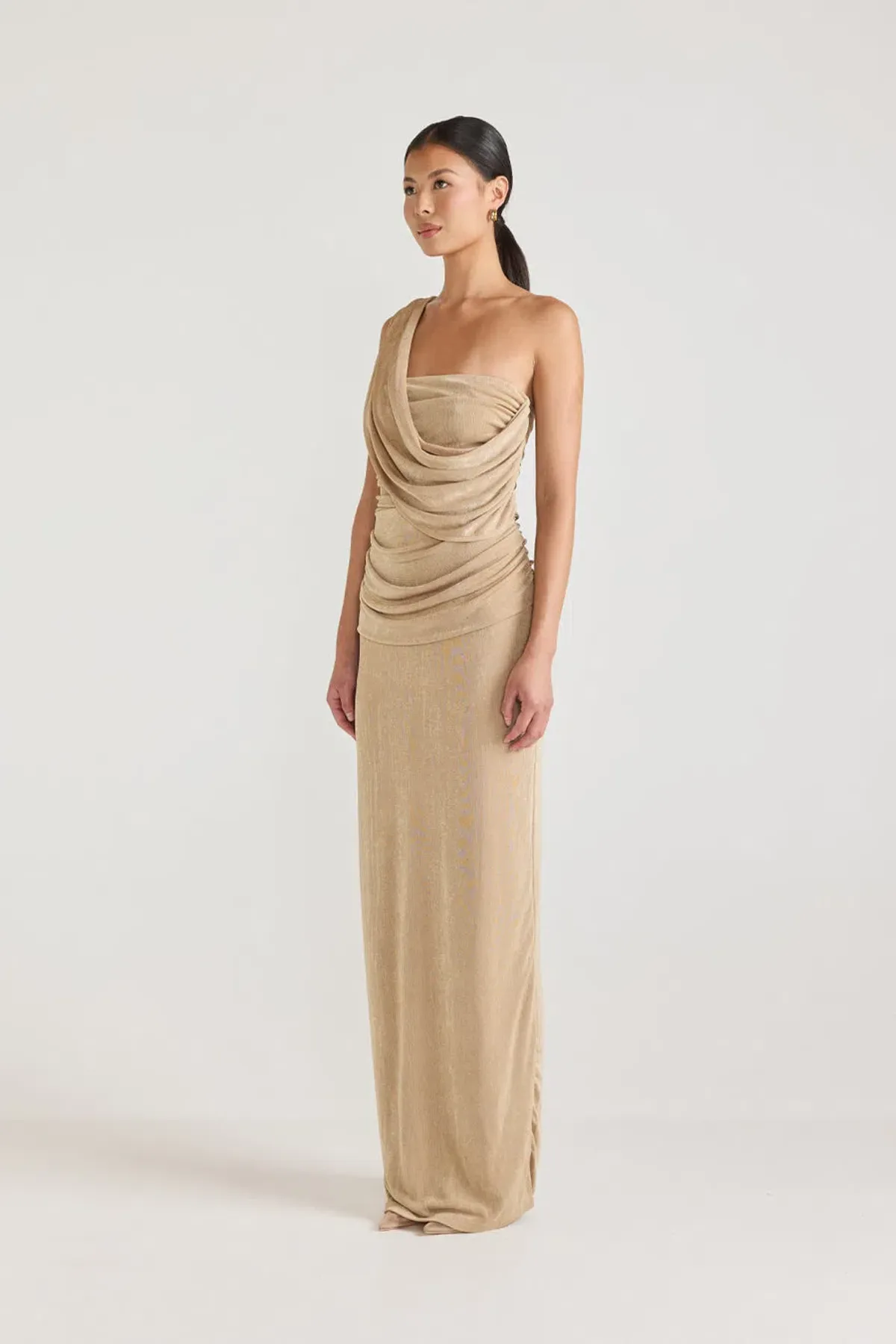 TOJHA - Iesha Dress in Champagne for rent on The Volte - main image