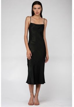 Third form black bias slip dress size 8 for rent on The Volte - image 1