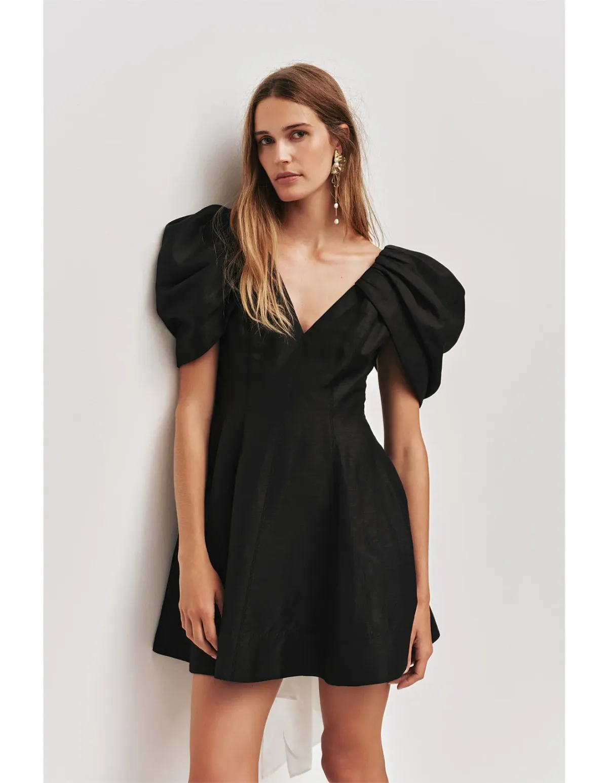 Aje Studio Bisou Mini Dress Black Size 14 - Image 4