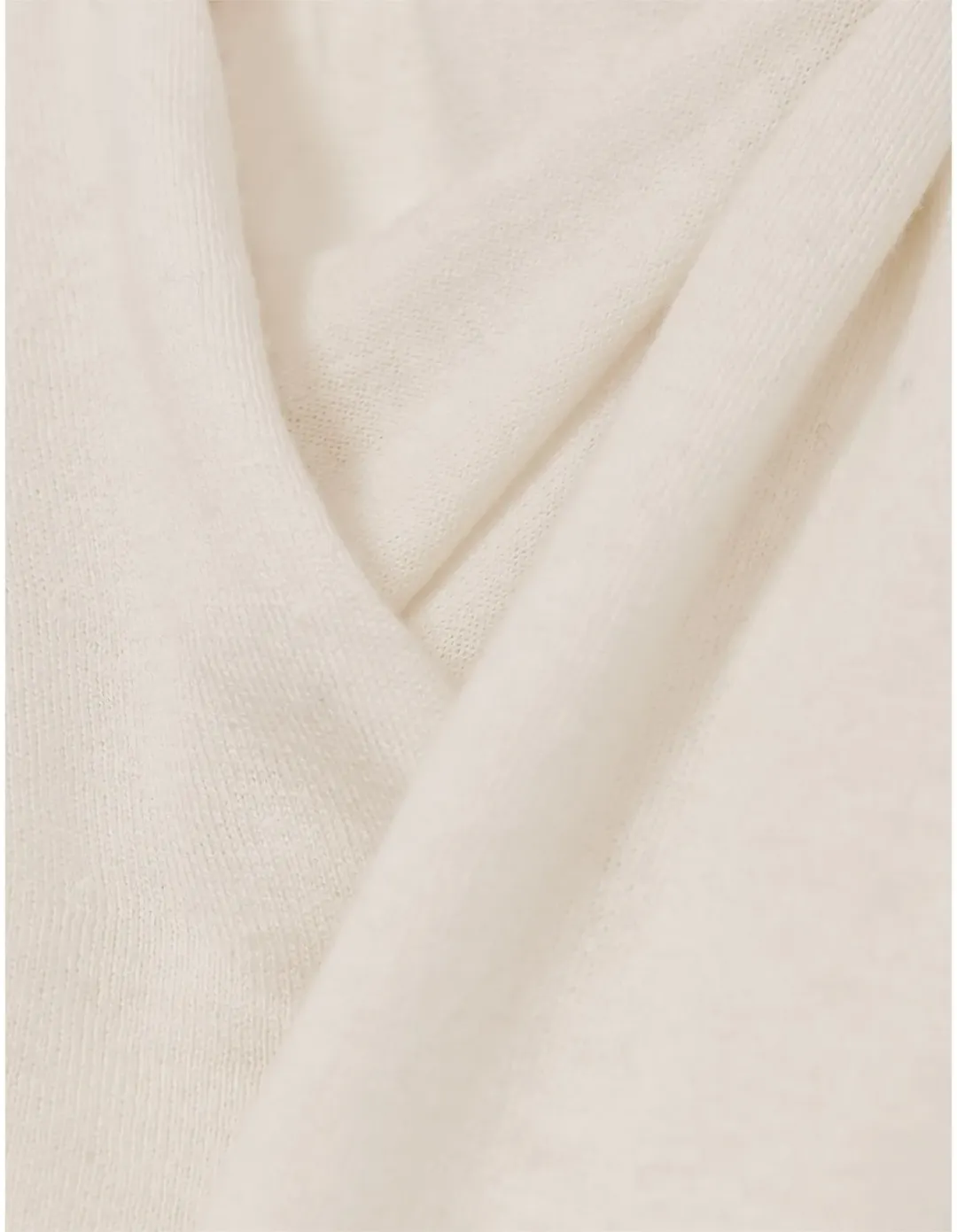 Reiss Alexis Tie Long Sleeve Top Cream Size 8 for rent on The Volte - main image