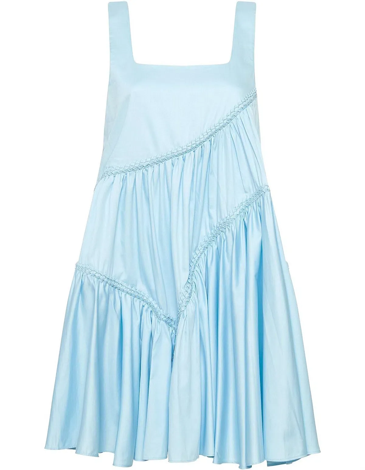 AJE Casablanca Tiered Mini Dress - Powder Blue Size 6 -Bridal Shower, Races, Baby Shower - Image 6