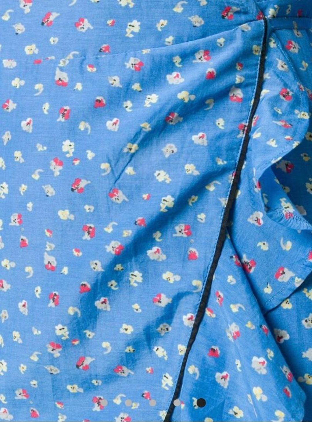 Ganni Beacon Wrap Dress for rent on The Volte - main image