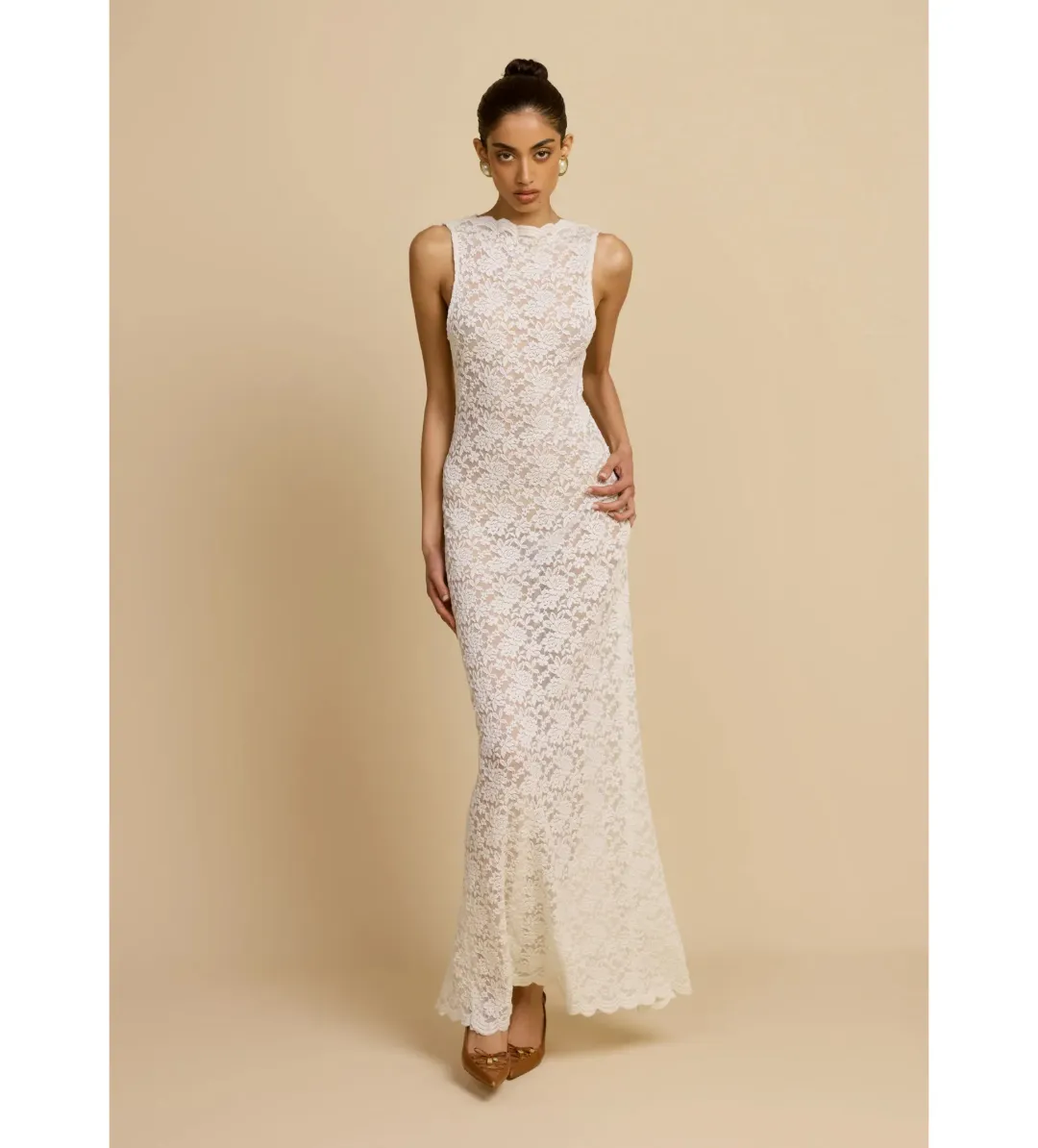 Arcina Ori Mireille in Ivory Size AU8 for rent on The Volte - main image