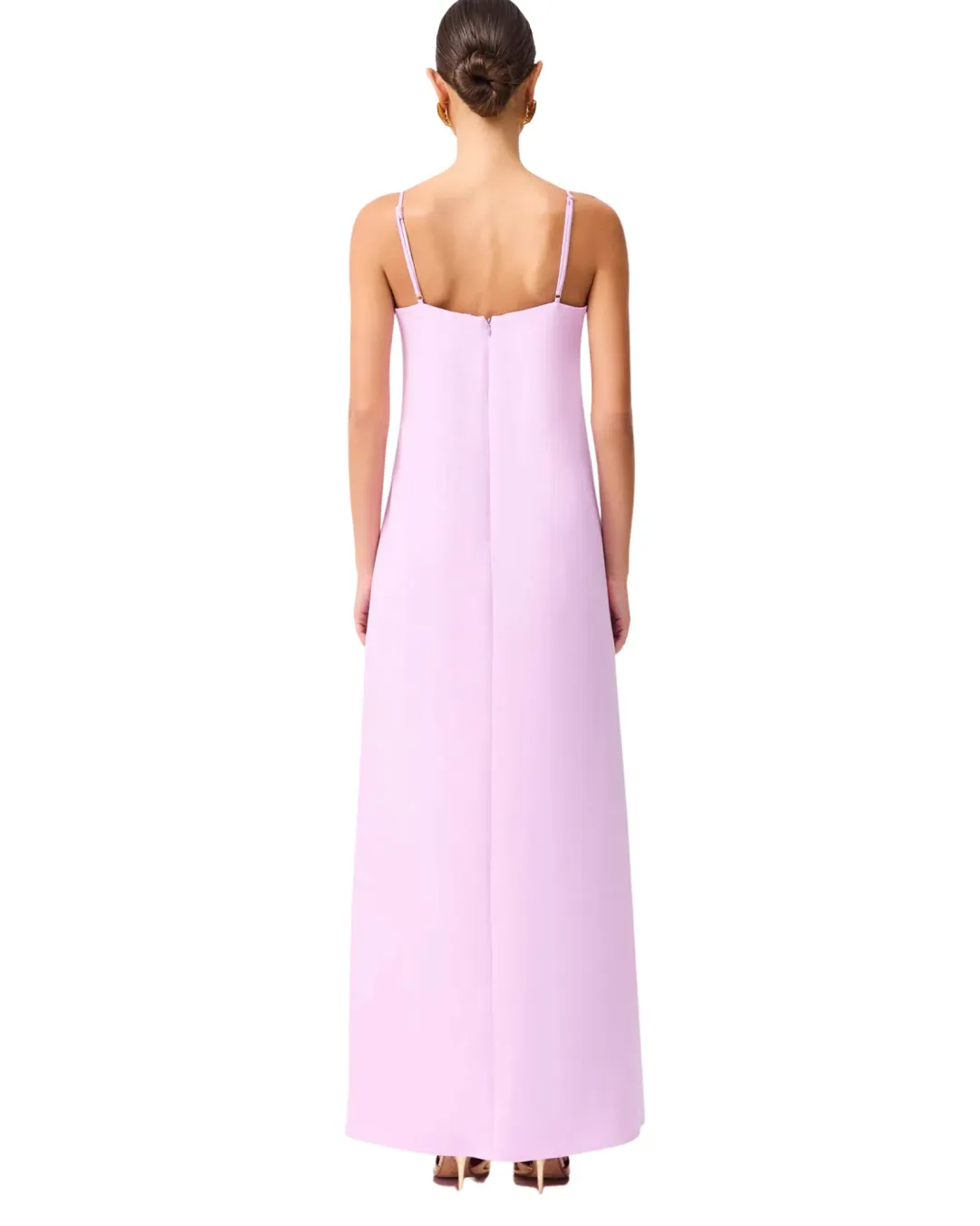 Elliatt Buttercup Embroidered Maxi Dress Purple Size M for rent on The Volte - main image