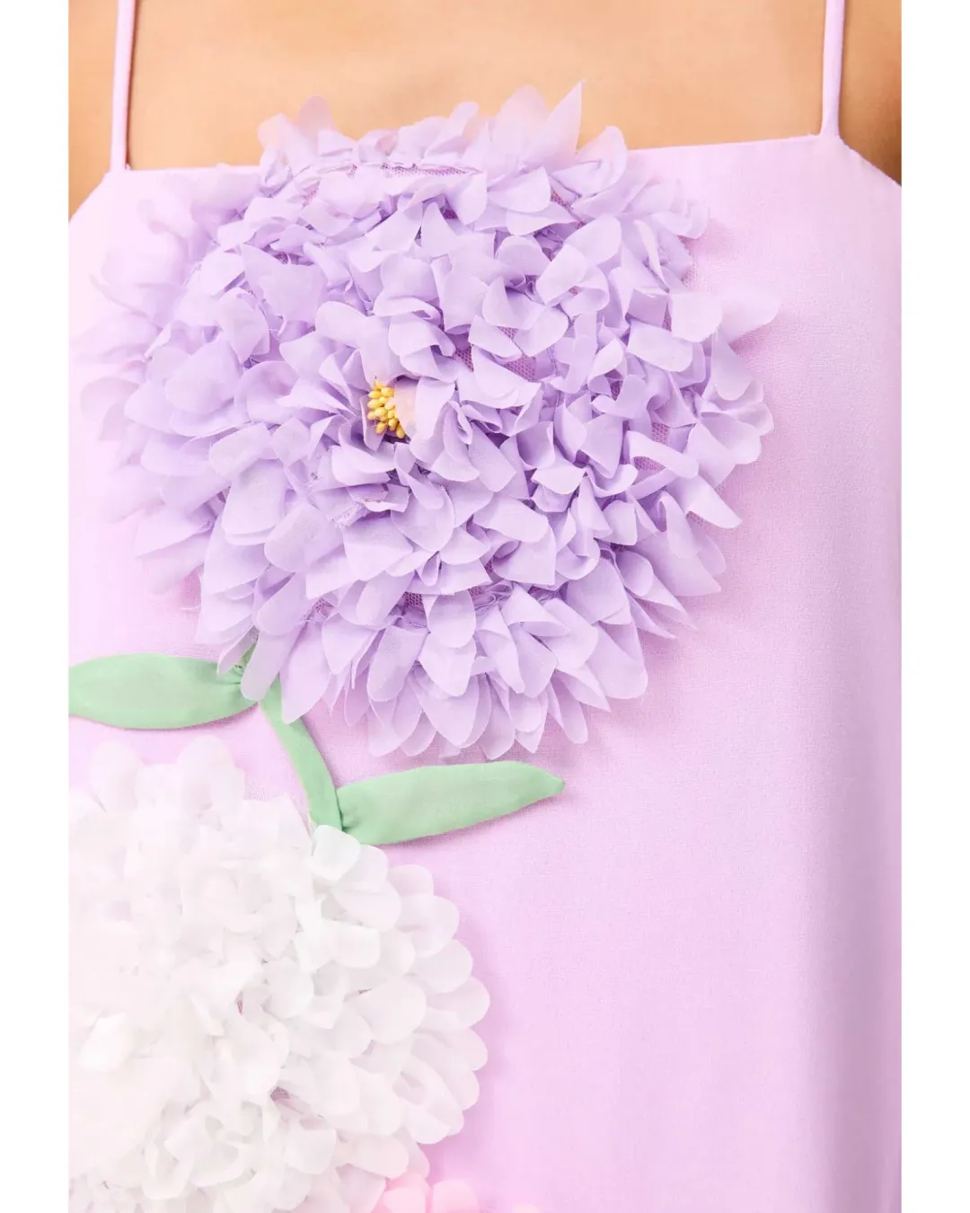 Elliatt Buttercup Embroidered Maxi Dress Purple Size M for rent on The Volte - main image