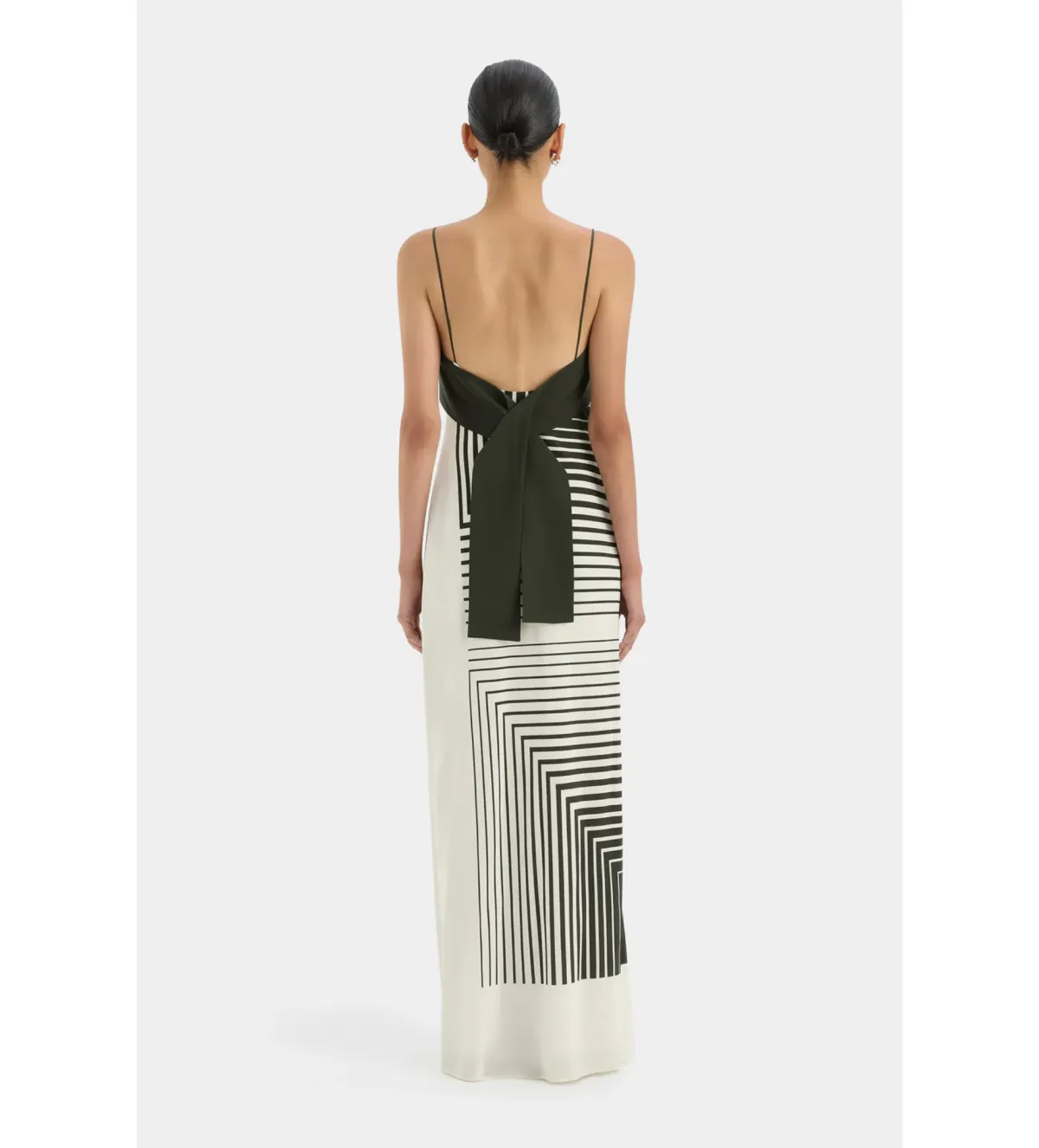 Sir The Label Leilana Slip Dress in Garden Stripe Size AU14 - Image 3