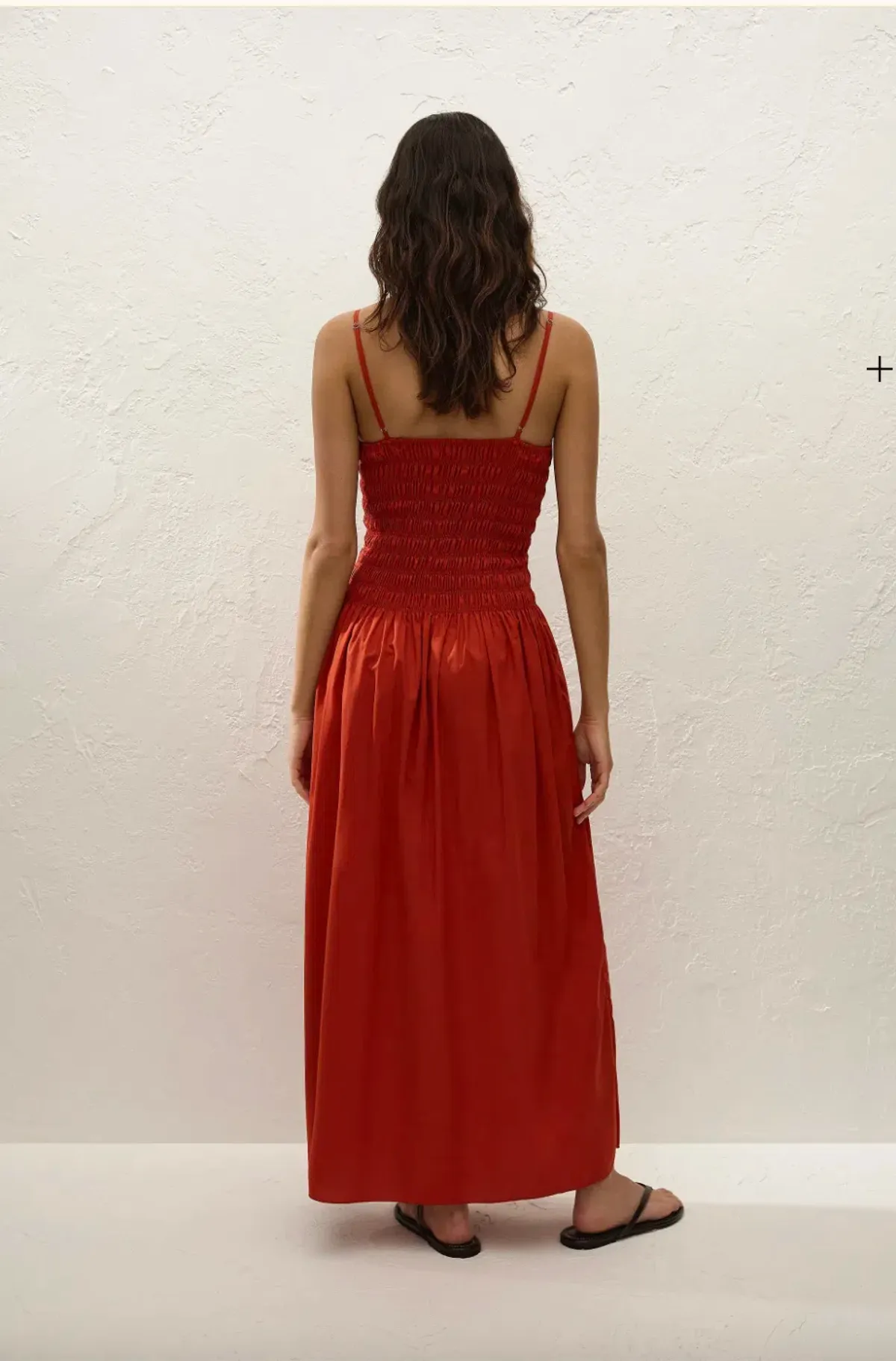 Faithfull - Araceli Maxi Dress - Dusty Red Sz 8 - Image 3