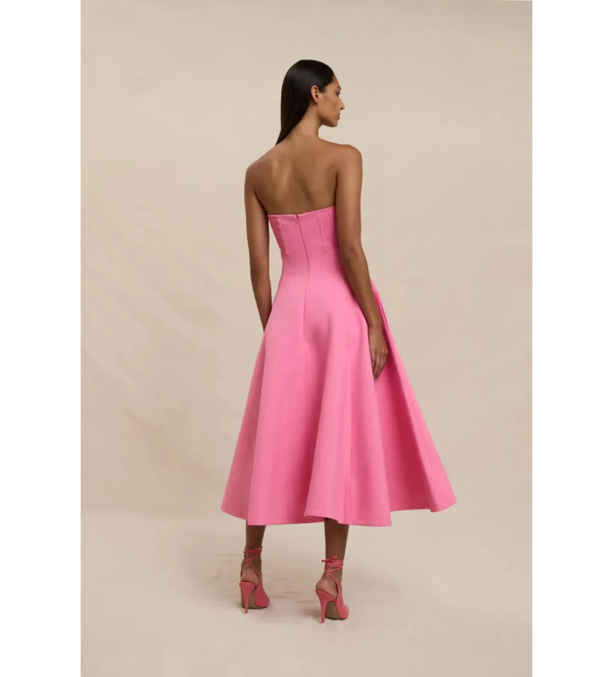 By Johnny Venus Shell Strapless Dress in Pink Size AU10 - Image 3
