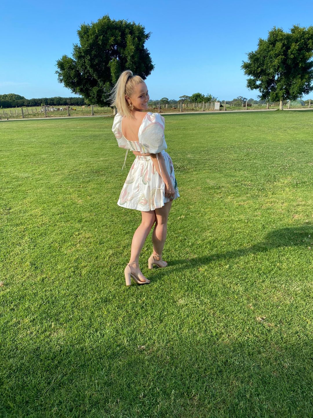 Aje Imprint Mini Dress Print Size 10 for rent on The Volte - main image