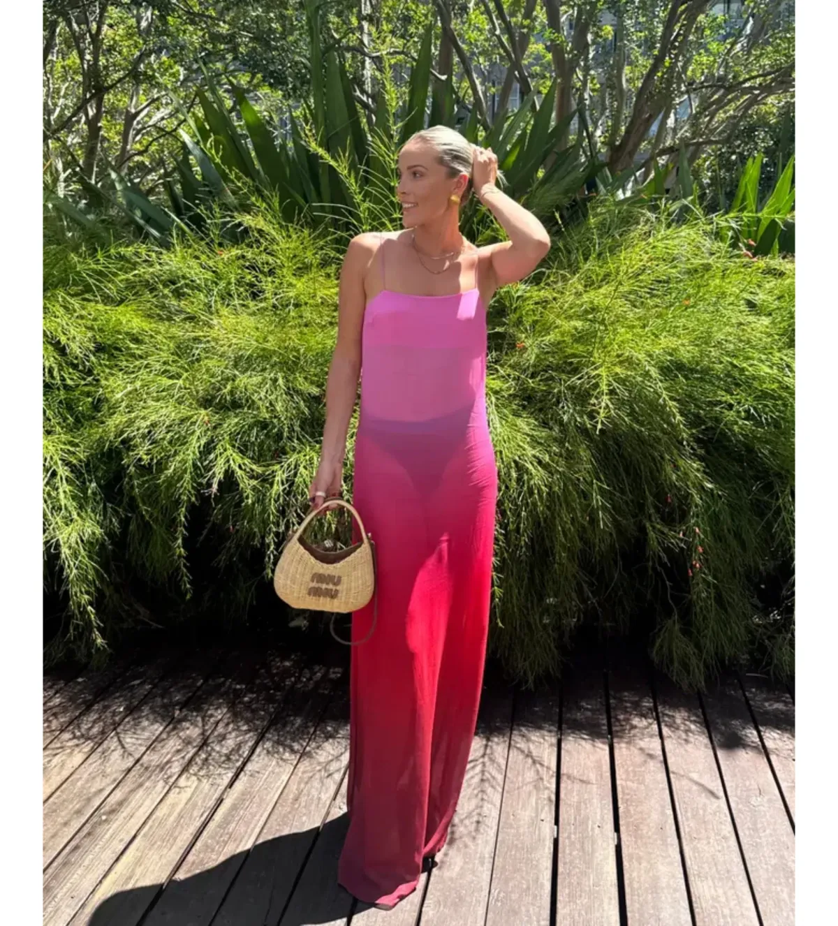 Rat & Boa Arabella Dress in Pink Size AU12 - Image 3