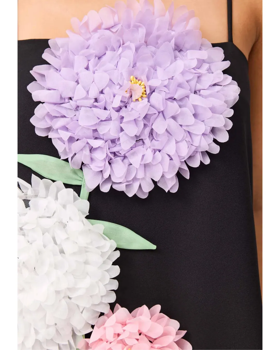 Elliatt Buttercup Embroidered Maxi Dress Black Size S for rent on The Volte - main image