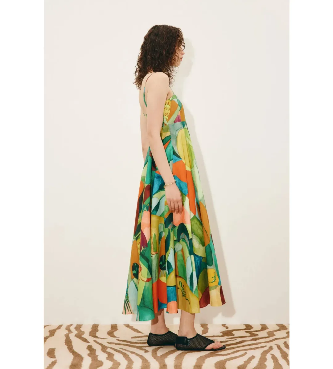 Alemais Mokshini Sundress in Print Size AU8 for rent on The Volte - main image