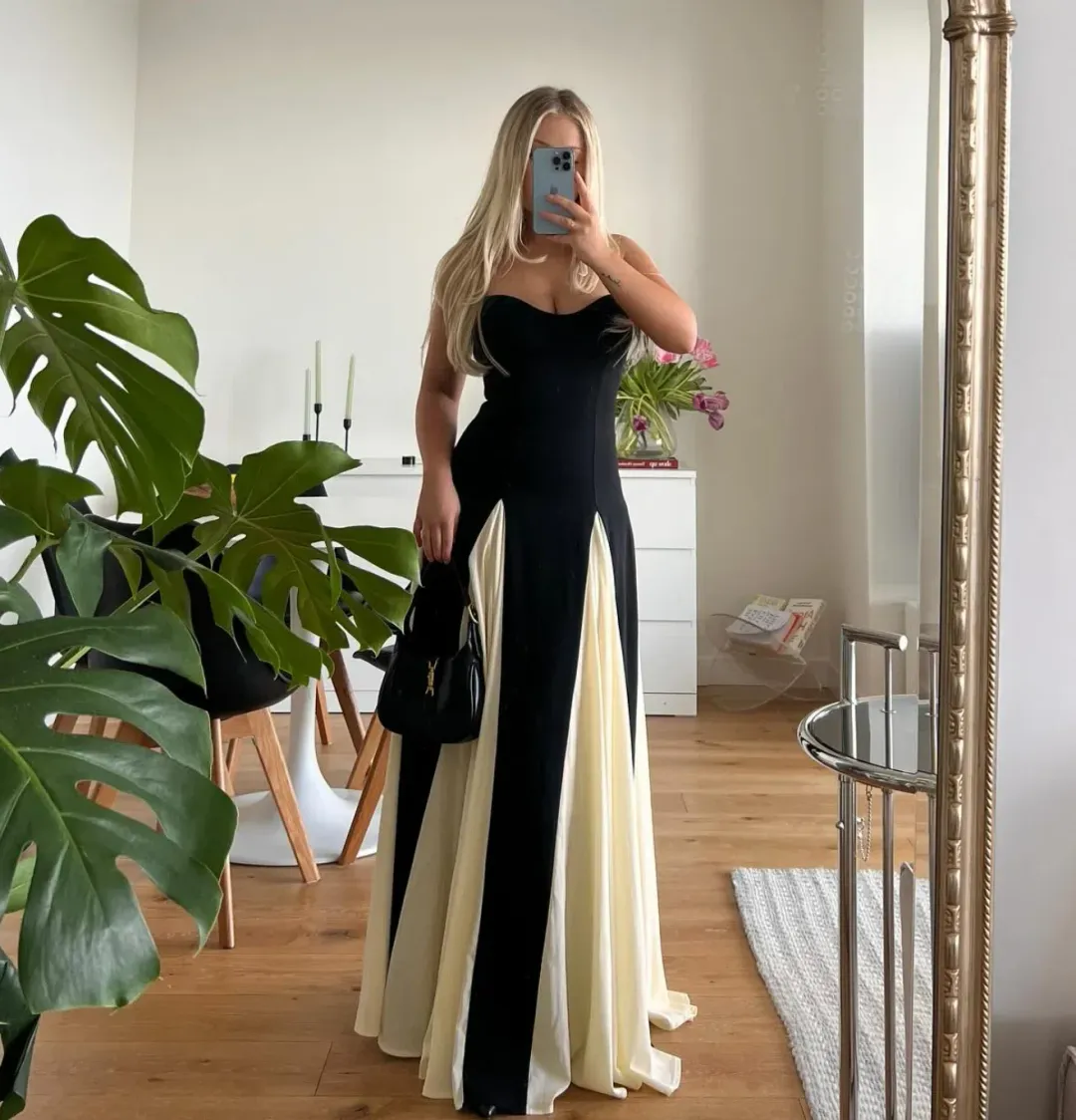 Arcina Ori Paloma Black White Dress Size Large for rent on The Volte - main image