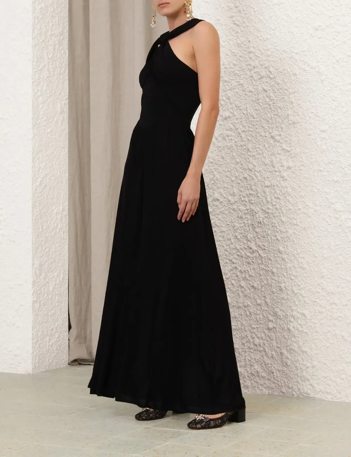 Crush Halter Neck Midi Dress By Zimmermann Size 0 - Image 2