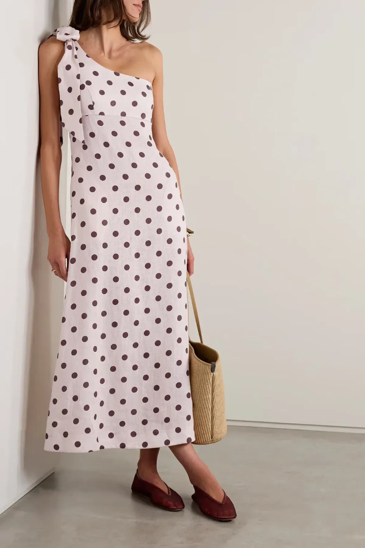 Acacia One Shoulder Midi Dress by Zimmermann Size 0 for rent on The Volte - main image